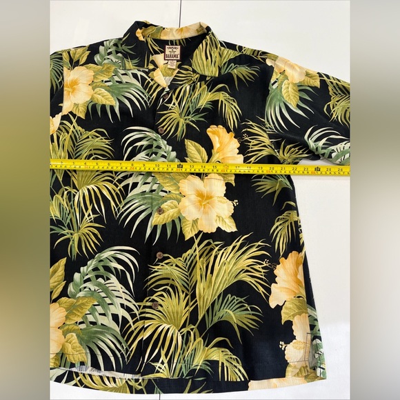Tommy Bahama Hawaiian Floral Print 100% Silk Casual Camp Shirt Men’s M - Picture 8 of 15